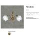 Aplice, corpuri de iluminat pentru pereti - Aplica de perete LUX design clasic realizata manual Michela