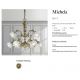 Candelabre, Lustre - Candelabru 9 brate LUX design clasic realizata manual Michela