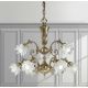 Candelabre, Lustre - Candelabru 9 brate LUX design clasic realizata manual Michela