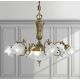 Candelabre, Lustre - Candelabru 6 brate LUX design clasic realizata manual Michela