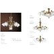 Candelabre, Lustre - Candelabru 5 brate LUX design clasic realizata manual Michela