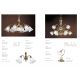 Candelabre, Lustre - Candelabru 5 brate LUX design clasic realizata manual Michela