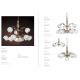 Candelabre, Lustre - Candelabru 9 brate LUX design clasic realizata manual Bianca