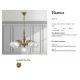 Candelabre, Lustre - Candelabru 5 brate LUX design clasic realizata manual Bianca