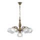 Candelabre, Lustre - Candelabru 5 brate LUX design clasic realizata manual Bianca