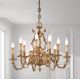 Candelabre, Lustre - Candelabru 9 brate LUX design clasic realizat manual Ashford
