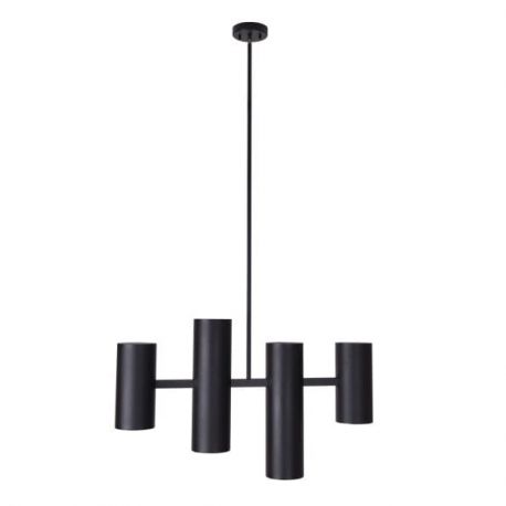Pendule, Lustre suspendate - Lustra design modern LAXER 4L, negru