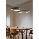 Pendule, Lustre suspendate - Lustra LED suspendata moderna AMANDA 42+62+82 3-STEP DIMM neagra