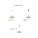 Pendule, Lustre suspendate - Lustra/Pendul LED modern CLARA 15 alb