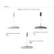 Pendule, Lustre suspendate - Lustra LED suspendata CLARA 60 CCT SWITCH dimm champagne