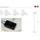 Lampadare - Lampadar LED reglabil stil minimalist CARPA BK