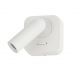 Aplica cu Spot LED reglabil LUGANO square alba