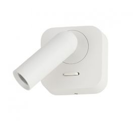 Aplice cu Spot - Aplica cu Spot LED reglabil LUGANO square alba