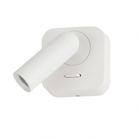 Aplice cu Spot - Aplica cu Spot LED reglabil LUGANO square alba