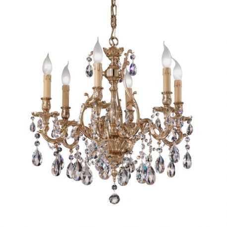 Lustre Cristal Scholer - Candelabru 6 brate LUX cu cristale Scholer, Versailles