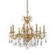 Candelabru 8 brate LUX cu cristale Scholer, Versailles
