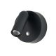 Aplice cu Spot - Aplica reglabila cu Spot LED dimabil COMO round negru