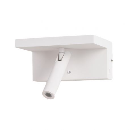 Aplice cu Spot - Aplica cu Spot LED HYLLA NFC charger alba