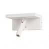 Aplica cu Spot LED HYLLA NFC charger alba