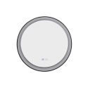 Oglinda baie cu iluminat LED IP44 SERGIO 60 CCT SWITCH BK