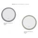 Iluminat pentru baie - Oglinda baie cu iluminat LED IP44 SERGIO 80 CCT SWITCH BK