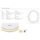 Iluminat pentru baie - Oglinda baie cu iluminat LED IP44 SERGIO 80 CCT SWITCH BK