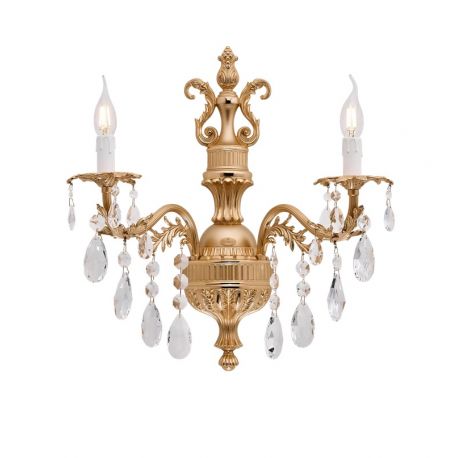 Aplice, corpuri de iluminat pentru pereti - Aplica de perete LUX cu cristale Scholer, Nur