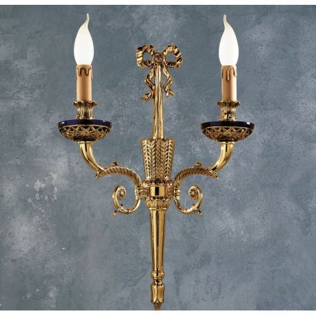 Aplice, corpuri de iluminat pentru pereti - Aplica de perete LUX realizata manual Noemi