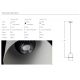 Pendule, Lustre suspendate - Pendul LED din metal design decorativ CAPRI A alb