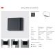Aplice - Aplica LED ambientala de exterior IP54 SVALA CCT SWITCH gri inchis