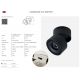 Plafoniere cu spoturi, Spoturi aplicate - Spot LED aplicat reglabil COSTA 12W CCT SWITCH