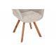 Seturi scaune, HoReCa - Set de 2 scaune pivotante Baltic stejar/ bej