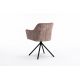 Seturi scaune, HoReCa - Set de 2 scaune pivotante Verona, sampanie