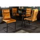Seturi scaune, HoReCa - Set de 2 scaune Comfort catifea galben mustar