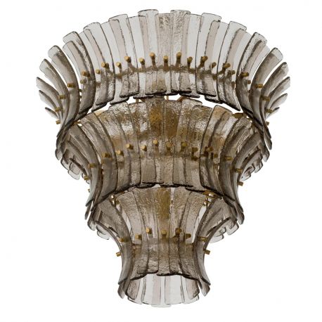 Candelabre, Lustre - Candelabru LUX design deosebit Toscano fumuriu