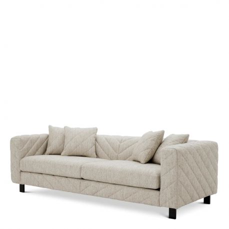 Canapele - Canapea design LUX Avellino, Splendor light grey
