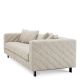 Canapele - Canapea design LUX Avellino, Splendor light grey