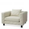 Fotoliu design LUX Avellino, Reve cream