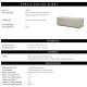 Banchete-Tabureti - Bancheta design LUX Avellino, Splendor light grey