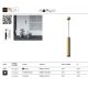 Pendule, Lustre suspendate - Pendul stil modern minimalist Artisan auriu