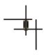 Aplica LED stil minimalist Model negru