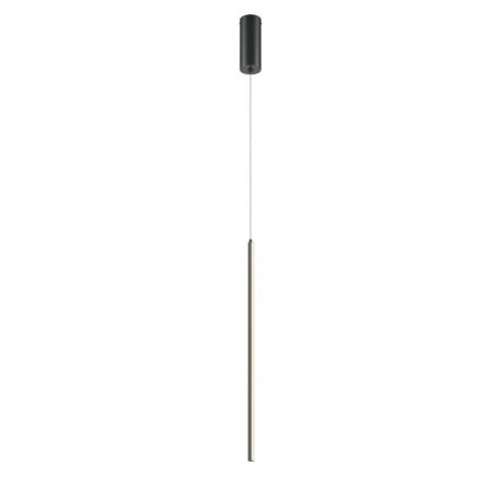 Pendule, Lustre suspendate - Pendul LED liniar stil minimalist Halo negru