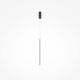Pendule, Lustre suspendate - Pendul LED liniar stil minimalist Halo negru