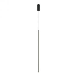 Pendule, Lustre suspendate - Pendul LED liniar stil minimalist Halo negru