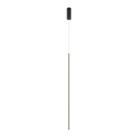 Pendule, Lustre suspendate - Pendul LED liniar stil minimalist Halo negru