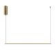 Pendule, Lustre suspendate - Lustra LED suspendata liniara stil minimalist Halo 80cm alama