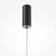 Pendule, Lustre suspendate - Lustra LED suspendata liniara stil minimalist Halo 120cm negru
