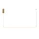 Pendule, Lustre suspendate - Lustra LED suspendata liniara stil minimalist Halo 120cm alama