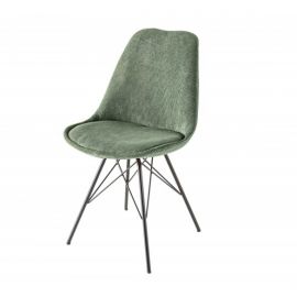 Seturi scaune, HoReCa - Set de 4 scaune Scandinavia verde/ negru