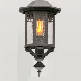 Lustre Exterior Fier Forjat - Pendul iluminat exterior din fier forjat, HL 3448, 40cm